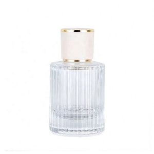 Luxury <b>50ml</b> Custom Empty Perfume <b>Bottles</b> Round Refillable Glass Perfume <b>Bottle</b> With Pump - Product Image 6