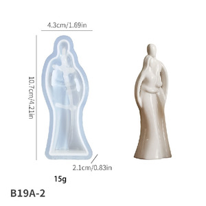 Stampo in Silicone per Gesso a Forma di Coppia Astratta 3D YS, Statuetta in Resina per Decorazione <span class=keywords><strong>Casa</strong></span>, Figurina di Coppia Abbracciata Maschio e Femmina - Product Image 5