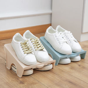 Plastic double-layer <b>shoe</b> <b>rack</b>, double-layer <b>shoe</b> tray, cabinet integrated <b>shoe</b> <b>rack</b>, <b>shoe</b> organizer, slipper <b>storage</b> <b>rack</b> - Product Image 3