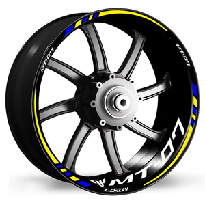 Para YAMAHA MT07 ruedas <span class=keywords><strong>de</strong></span> motocicleta calcomanías <span class=keywords><strong>de</strong></span> llanta cubo impermeable pegatina decorativa reflectante - Product Image 3