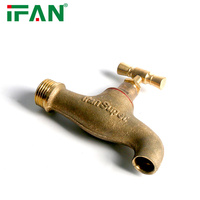 Robinet de jardin en laiton IFAN OEM / Personnalisable, installation facile en extérieur, robinet de lavabo, robinet d'arrêt