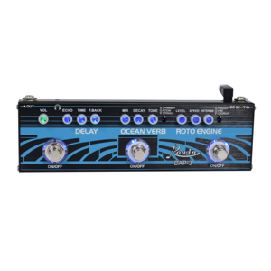 Pedal Multiefectos para Guitarra Rowin DAP con Delay, Reverb y Distorsión para Guitarra Eléctrica y Bajo, 3 en 1 Efectos Roto Engine Ocean Verb - Product Image 6