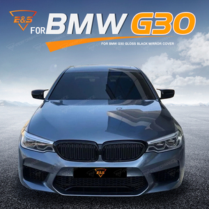 Copri specchietto auto nero lucido per <span class=keywords><strong>BMW</strong></span> serie 5 G30 specchietto retrovisore involucro - Product Image 3