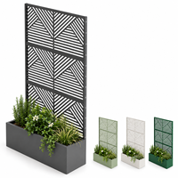 Jardinière en métal OEM personnalisée avec écran décoratif pour les vendeurs e-commerce – Collections de produits pour patio et jardin extérieur, fournitures en gros