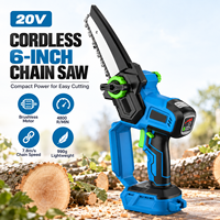 Scie circulaire intelligente 20V AI de 6 pouces sans fil, mini-scie portative sans balais pour la découpe du bois, idéale pour le bricolage et le jardinage