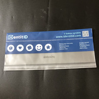 Sac en plastique laminé recyclable, personnalisé, translucide, mat, à trois soudures latérales, avec logo imprimé en gravure, pour emballage de câbles de charge