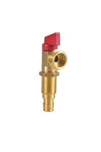 Válvula de bola MHT de 1/2 pulgadas F1960 <span class=keywords><strong>Wirsbo</strong></span> Pex X de 3/4 pulgadas con mango azul y rojo para lavadora de ropa, grifo de baño - Product Image 3