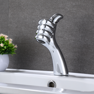 Robinet cascade contemporain Moder Hot-Selling-Poignée de <span class=keywords><strong>pouce</strong></span> unique en forme de mainRobinet de lavabo de salle de bain avec design distinctif - Product Image 2
