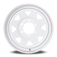 Jante en acier 16x6J 6x139.7 CB110 ET0 pour Nissan Patrol Y61, jante de remorque tout-terrain robuste