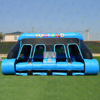 Aire de sport gonflable, Salle de tir à l'arc, Système de jeu interactif IPS, Jeu combiné de fête foraine pour la location événementielle