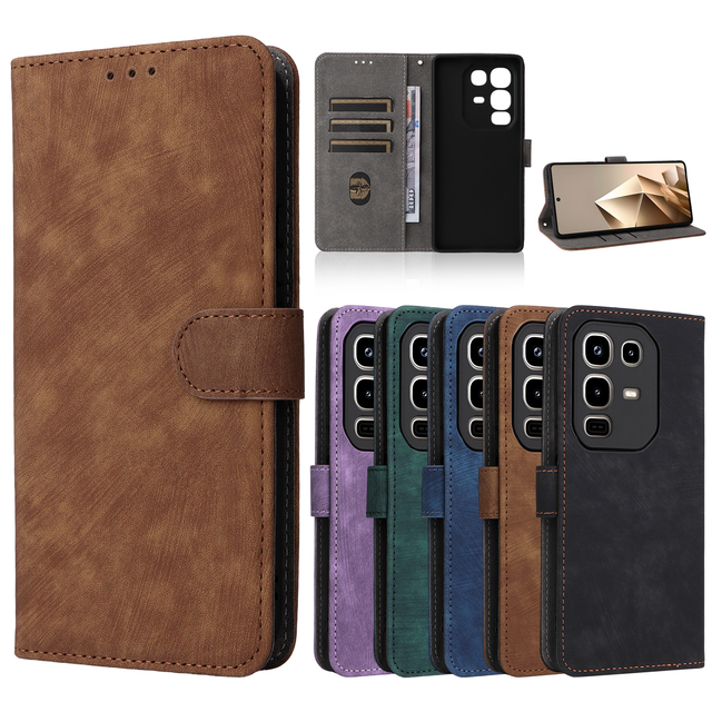 For Infinix Note 50 Pro + / 50 Pro / For Infinix Note 50 50x Note 50s Protection Wallet Leather Flip Card Slot Cover Stand case