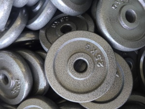 Solid Lightweight 50kg Cast Iron Adjustable Gym Equipment Steel <strong>Barbell</strong> <strong>Weights</strong> <strong>with</strong> Printed Exercise Design for Arm Workouts - Product Image 4