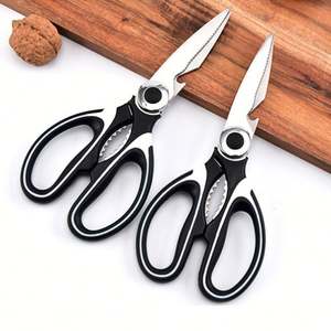 Tijeras para cocinar alimentos aptas para lavavajillas de alta resistencia, tijeras para aves de corral de cocina de acero inoxidable multiusos - Product Image 2