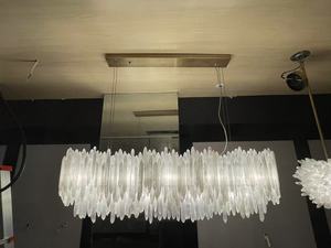Lustre rond en selenite <span class=keywords><strong>Momo</strong></span>, éclairage en pierre naturelle, 32'', lustre Timothy Oulton - Product Image 2