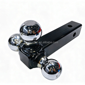 Soporte de <span class=keywords><strong>bola</strong></span> triple para automóvil Hyper Tough con gancho, acero al carbono, clase V, <span class=keywords><strong>bola</strong></span> de enganche de <span class=keywords><strong>1</strong></span>-7/8'', <span class=keywords><strong>2</strong></span>'' y <span class=keywords><strong>2</strong></span>-5/16'', negro y rojo - Product Image 3