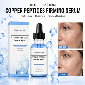 Siero Rassodante con Peptidi di Rame OEM/ODM/<span class=keywords><strong>OBM</strong></span>, Etichetta Privata, Vendita all'Ingrosso, Logo Personalizzato, Idratante, Anti-Rughe, Riparatore - Product Image 1