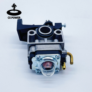 47.9 49CC อลูมิเนียมอัลลอยด์สีเงินสีขาวคาร์บูเรเตอร์อัสซี่สำหรับ 1.2 1.47KW 142F <span class=keywords><strong>GX50</strong></span> 4 จังหวะเครื่องตัดหญ้าเบนซินอะไหล่ - Product Image 3