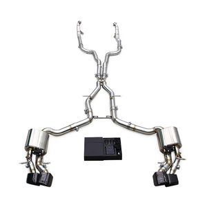 Escape Trasero Valvetronic Personalizado de Acero Inoxidable SS304 para Mercedes-Benz CLS550 W218 M278 4.7L V8 2010-2016 con Tubo en X, Válvula OEM y Sonido Deportivo - Product Image 1