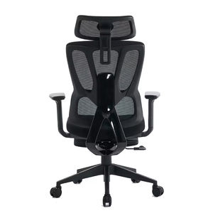 Silla de Oficina Ergonómica Ejecutiva Moderna de Zhejiang, Respaldo Alto de Malla, Soporte Lumbar, Altura Ajustable y Giratoria - Product Image 6