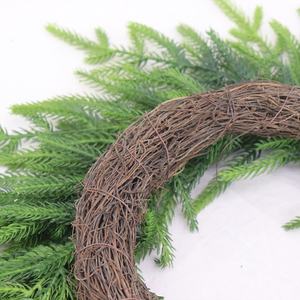 <span class=keywords><strong>Araucaria</strong></span> de 50cm de alta calidad, flores artificiales preservadas, coronas navideñas decorativas de China, venta al por mayor, Navidad decorativa - Product Image 6