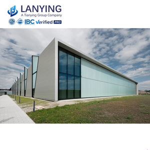 Tùy chỉnh kết cấu thép xây dựng mô-đun prefab công nghiệp kim loại kho khung với CWB chứng nhận - Product Image 1