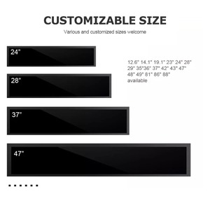 New 37" Ultra Wide Stretched Bar LCD Display with USB <strong>Interface</strong> Built-in Speaker for Desktop Use in Industrial Applications - Product Image 5