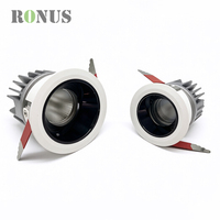 Projecteur LED COB 15W IP65, encastré, étanche, pour mur et plafond