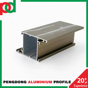 Profilé en aluminium pour la flamme de porte et la feuille de fenêtre avec <span class=keywords><strong>Champagne</strong></span> anodisé au Gabon, Burkina Faso - Product Image 6