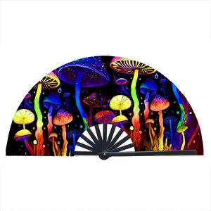 Abanico Plegable de Plástico Ecológico de 33 cm, Duradero, para Fiestas, Publicidad, Manualidades, Decoraciones de Ángeles, Animales, Deportes, Cestas, Flores, Amor, Halloween - Product Image 1