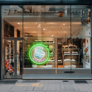 Bánh Tráng miệng mở dấu hiệu neon thích hợp cho trung tâm mua sắm phục vụ trang trí cửa hàng tráng - Product Image 6