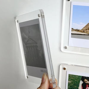 Cadre <span class=keywords><strong>photo</strong></span> carré en acrylique haute transparence pour réfrigérateur, aimants renforcés, service de conception personnalisé<span class=keywords><strong>e</strong></span>, bords lisses et polis, étanche - Product Image 2