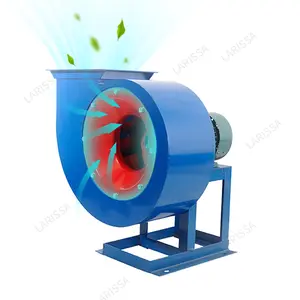 4-72 centrifugal fan dust removal smoke exhaust spray industrial 750W induced draft environmental protection ventilator