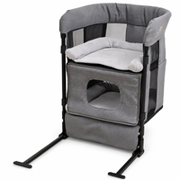 USMILEPET Lit pour animaux de compagnie à côté du lit, Nid pour chat, Lit pour petit chien avec tube en aluminium, Nid pour chat à côté du lit