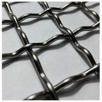 Maille tissée en acier résistante à l'usure 10 mm * 70 mm, maille de fil d'acier pour l'exploitation minière, tamis vibrant industriel, maille filtrante, criblage de gravier
