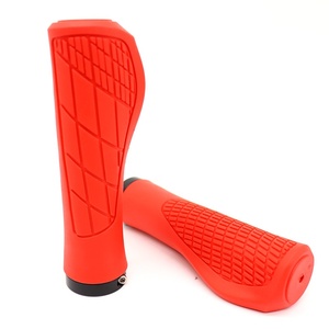 Poignées de guidon de vélo de montagne antidérapantes, confortables et verrouillables, en caoutchouc souple, pièces de vélo de montagne - Product Image 6