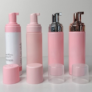 In Stock White Black Pink 100 150 200Foaming Hand Liquid Soap Dispenser Facial Clean Mousse Refillable Foam <b>Pump</b> <b>Bottle</b> - Product Image 4