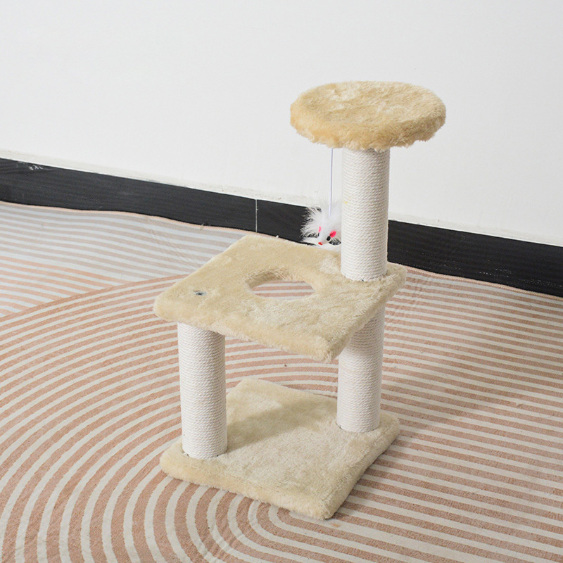 Beige - cotton and linen column