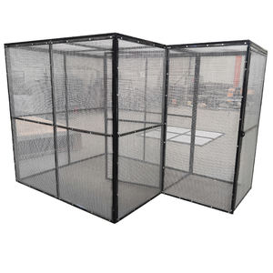 Jaula decorativa de red para pájaros, doble perilla, para mascotas - Product Image 1