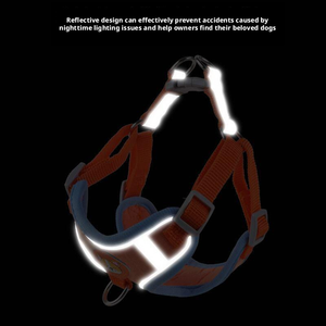 Arnés Reflectante para Perro, Táctico, de Nailon, Anti-Tirones, Ajustable, con Correa para Pecho y Espalda, Ecológico, para Caminar, Senderismo y Entrenamiento al Aire Libre - Product Image 3