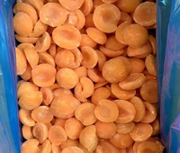 IQF Diepvries Gesneden Abrikozen, Ontpit, Zonder Stenen, Goudgeel, Natuurlijk, Gezond, Bulk Fruit voor Bakkerijen, Groothandel