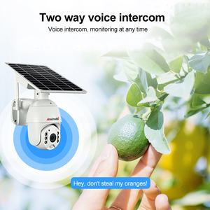 Anxinshi Ubox App 1080P <span class=keywords><strong>Voix</strong></span> bidirectionnelle 4G Wifi <span class=keywords><strong>IP</strong></span> Panneau solaire Batterie double alimentation PTZ Caméra CCTV - Product Image 4