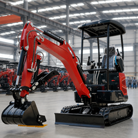 Hanhui Promotion : Mini-excavatrice sur chenilles de 1,8 tonne, fabriquée en Chine