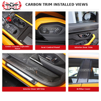 Panneau de garniture de console centrale en fibre de carbone sèche pour Lamborghini Urus/Urus SE 2018-2025, ajustement parfait, accessoires automobiles