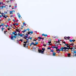 2057 Piedras Preciosas para Bisutería, Variedad de Cuentas de Howlite, Turquesa, Rodonita, Amatista, Verde, Amarillo, Rojo, Malaquita, Sodalita, Jaspe, 8mm - Product Image 3