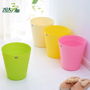 Poubelle en plastique Yitaihe, ronde, écologique, pour la maison et le bureau, avec un design sans couvercle, pour une utilisation en intérieur - Product Image 1