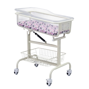<span class=keywords><strong>Lit</strong></span> de bébé nouveau-né portable en plastique d'hôpital et chariot à bébé pour la vente chaude - Product Image 4
