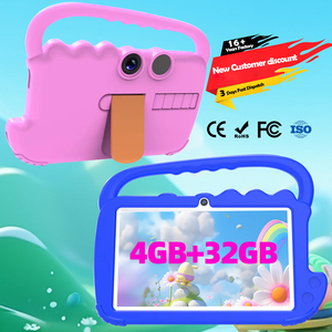 Peicheng OEM <span class=keywords><strong>7</strong></span> Inch <span class=keywords><strong>IPS</strong></span> Android 12.0 Spreadtrum 4GB 32GB Silicone Trường Hợp Cho Trẻ Em Giáo Dục Sử Dụng Mới Tab Tablette Trẻ Em Máy Tính Bảng - Product Image 1