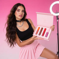 Boîtes cadeaux magnétiques écologiques et étanches avec doublure en éponge OEM pour rouge à lèvres/soins de la peau cosmétiques portables