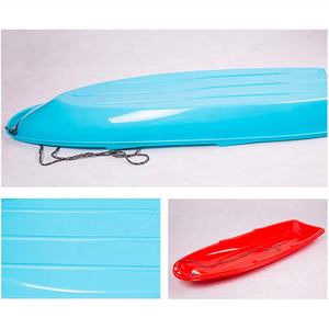 Traîneau de <span class=keywords><strong>luge</strong></span> de sport pour enfants-Traîneau de neige de descente d'hiver en <span class=keywords><strong>plastique</strong></span> pour adultes-Traîneau 1 personne avec corde + poignées - Product Image 5