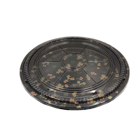Conteneur à sushi jetable en plastique de qualité alimentaire JY-82108 avec couvercle transparent, boîte à gâteau en plastique
